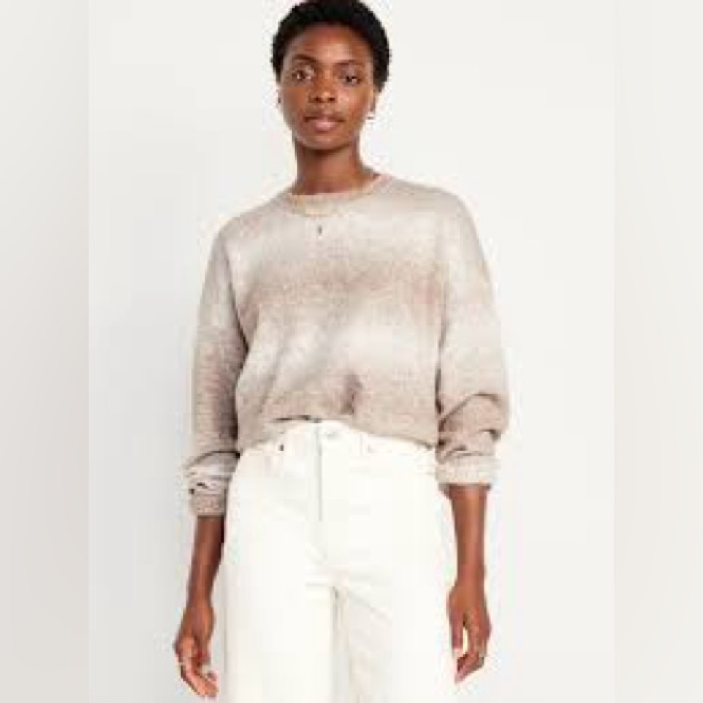 Old Navy > New with Tags > Cream and Brown Ombré Sweater Medium